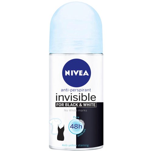 Nivea roll-on 50 ml Invisible B&W Pure