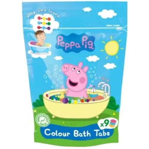 Peppa Malac vízszínező tabletta 9 db-os 18db/#