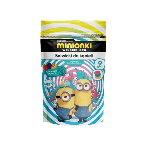 Minions vízszínező tabletta 9 db-os 18db/#