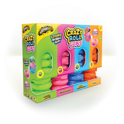 JOHNY BEE Crazy Roll Gum Stand 15g (36 db/dp)