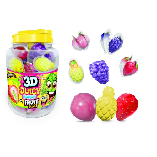 JOHNY BEE 3D Juicy Gummy Fruit Burst 18g (60 db/dp)