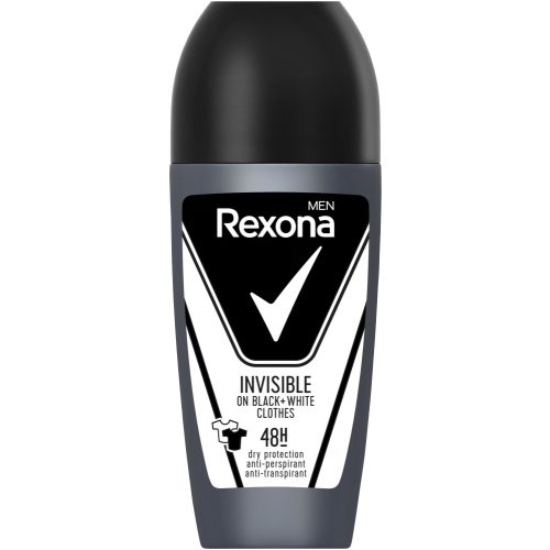 Rexona roll-on férfi 50 ml Invisble B&W