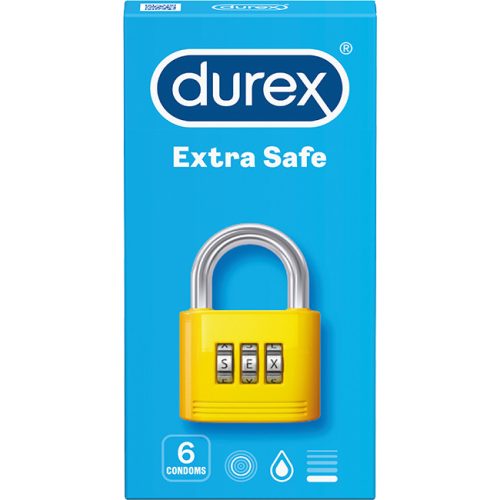 Durex óvszer 6 db Extra Safe