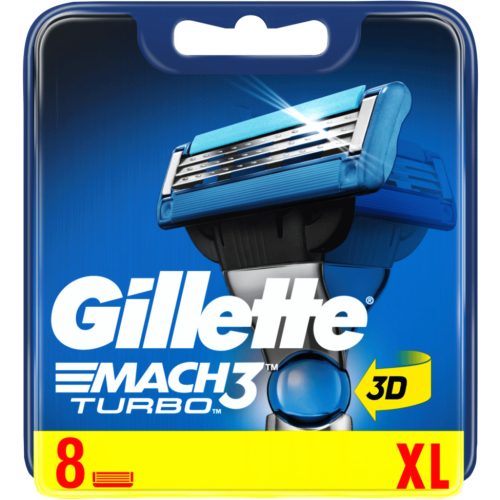 Gillette borotvabetét 8 db Mach3 Turbo 3D