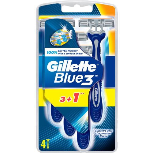 Gillette eldobható borotva 4 db Blue 3 Comfort