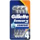 Gillette eldobható borotva 4 db Sensor 3 Comfort