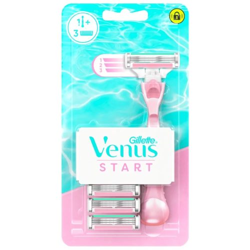 Gillette készülék+3 db borotvabetét női Venus Start