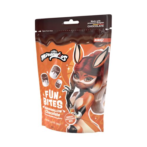 Fun Bites - Csokoládéba mártott mini mályvacukor - 80g - Katicabogár