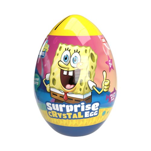 Surprise Crystal Egg Meglepetés tojás persely 16g - Spongyabob (120 db/#)