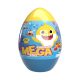 Mega Surprise Egg-Óriás meglepetés tojás persely 160g - Baby Shark (18 db/#)