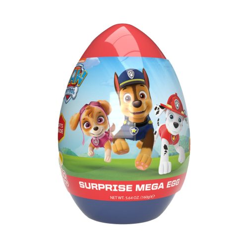 Mega Surprise Egg-Óriás meglepetés tojás persely 160g - Mancs Őrjárat (18 db/#)