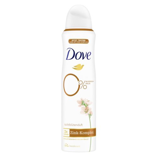 Dove dezodor 150 ml Zink Komplex Apfelblütenduft 0%