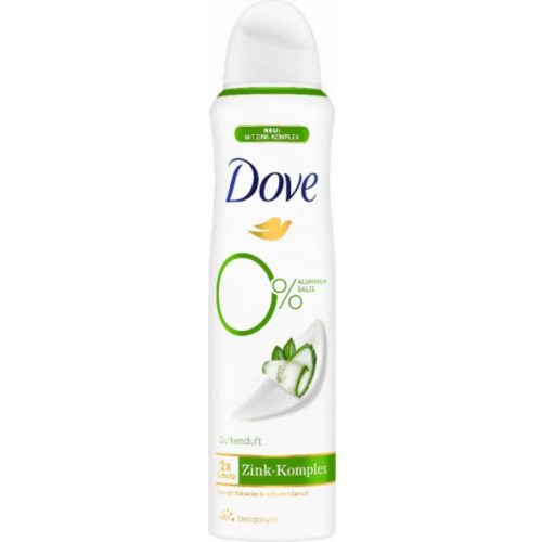 Dove dezodor 150 ml Zink Komplex Gurkenduft/Cucumber 0%