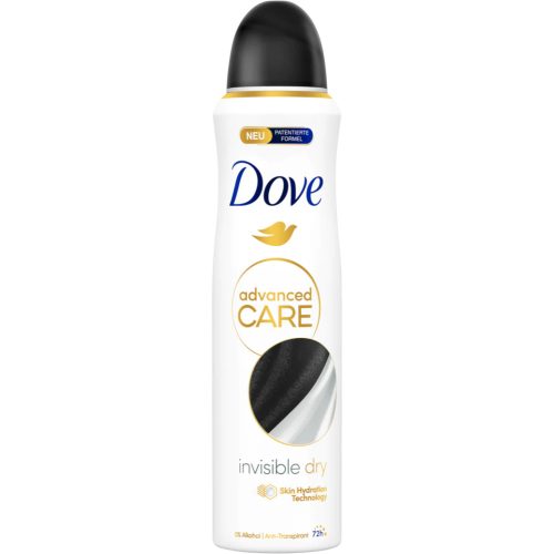 Dove dezodor 150 ml Invisible Dry White Freesia&Violet Flower 0% Alcohol