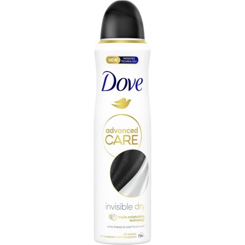 Dove dezodor 150 ml Advanced Care Invisible Dry 0% Alcohol