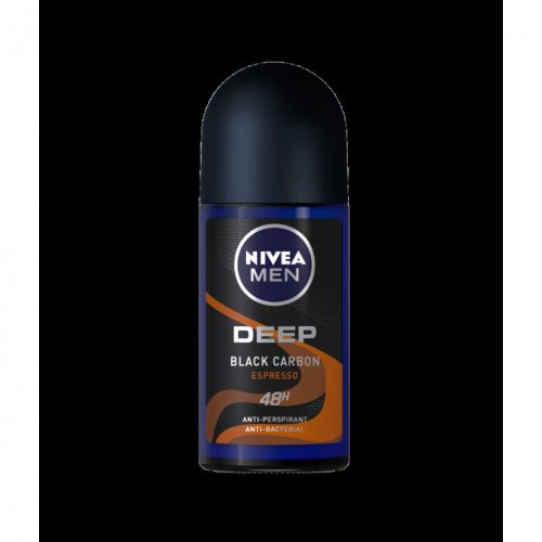 Nivea roll-on férfi 50 ml Deep Black Carbon Darkwood